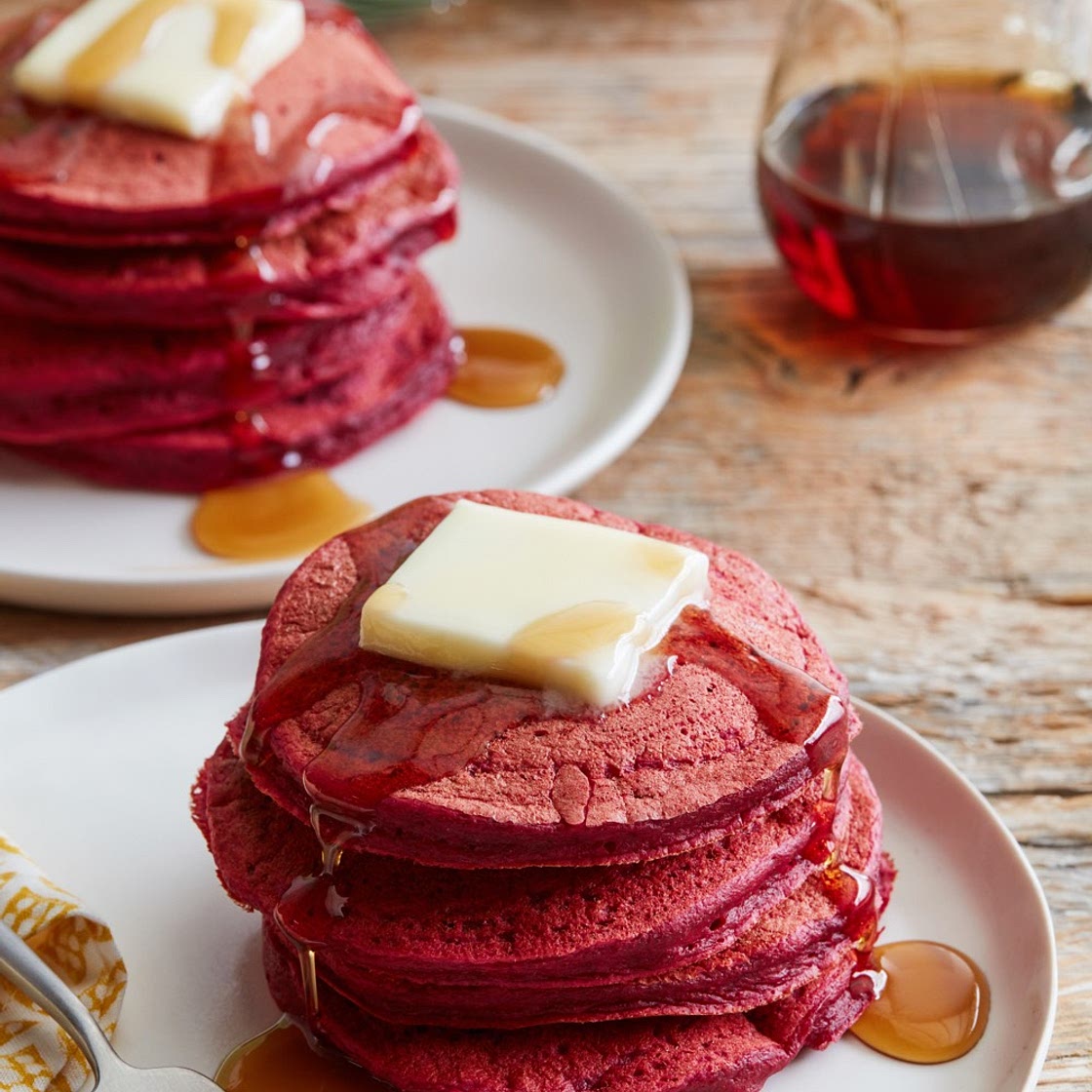 Red Beet Pancakes