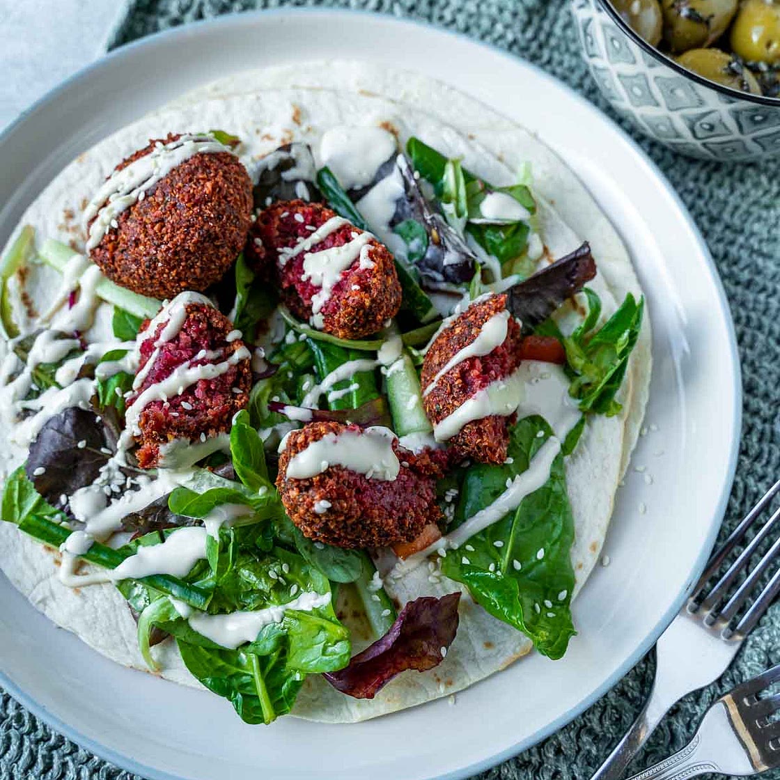 Beetroot Falafels