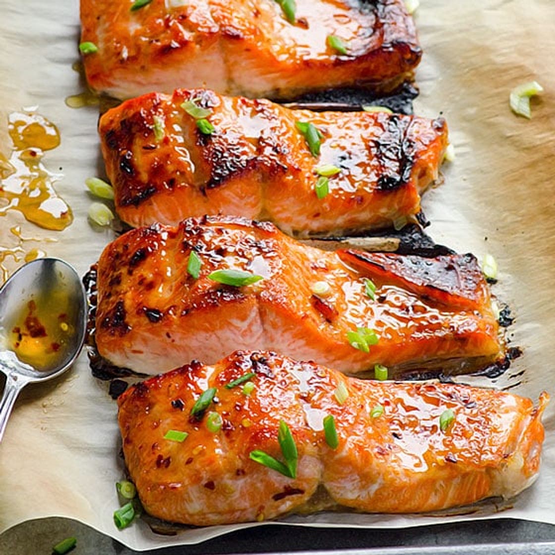 Broiled Thai Sweet Chili Salmon