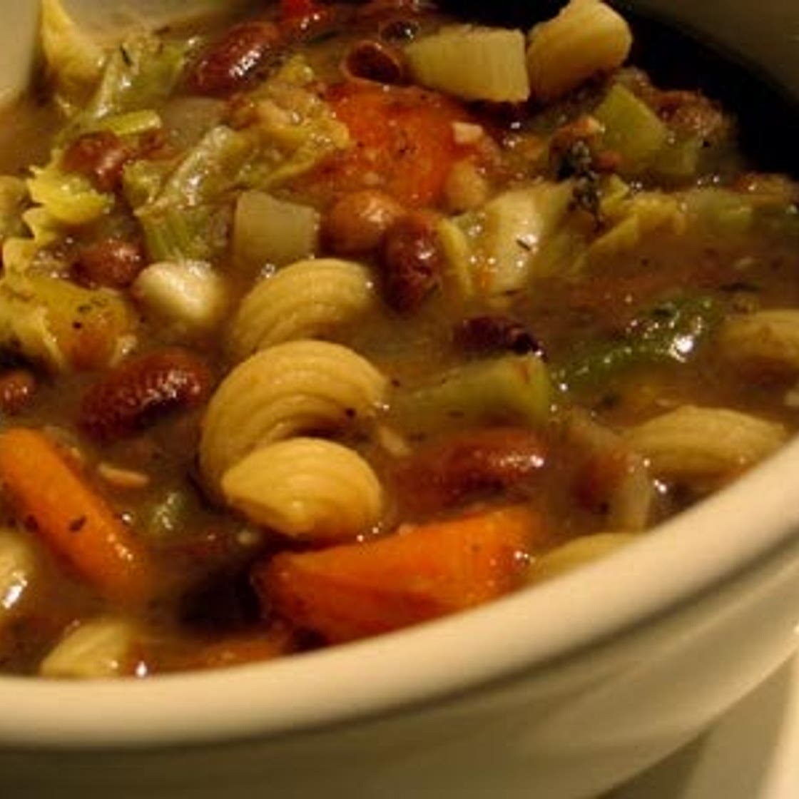 Romano Bean and Vegetable Soup