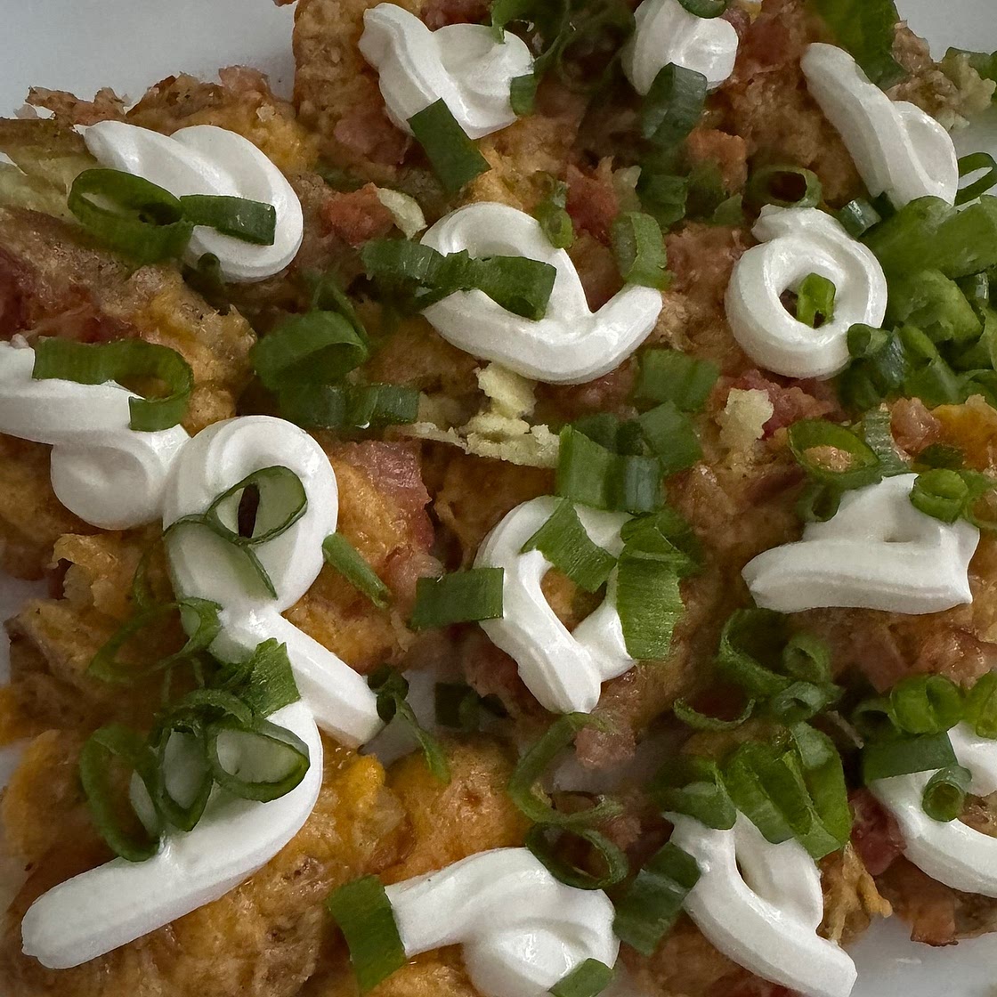 Loaded Smashed Potatoes