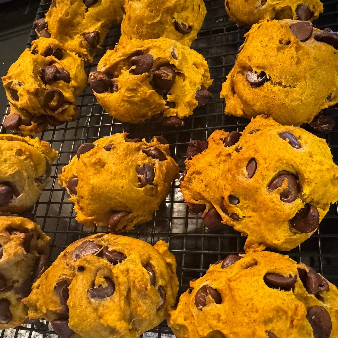 Pumpkin Chocolate Chip Cookies