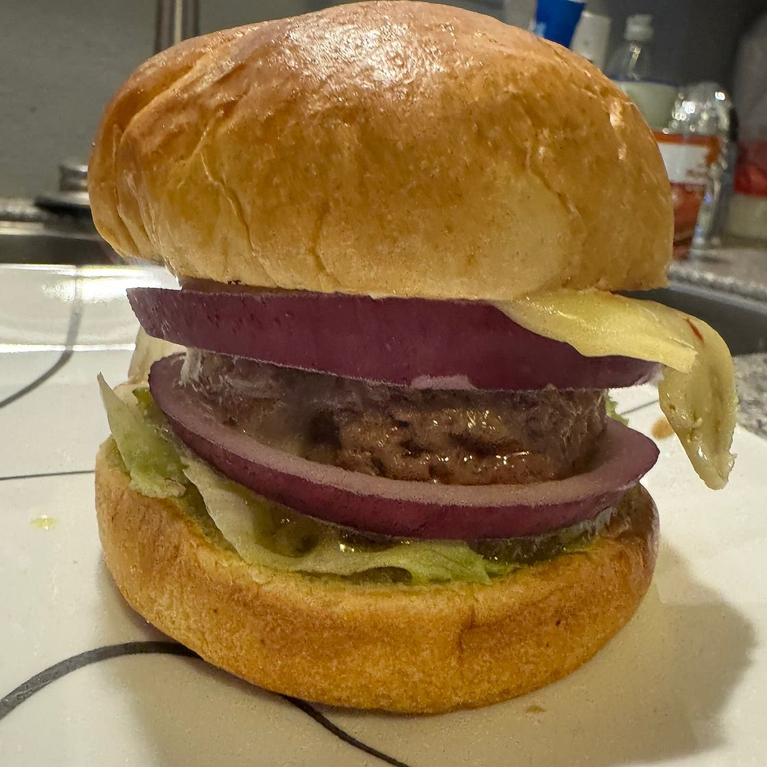 Classic bacon and cheese burgers