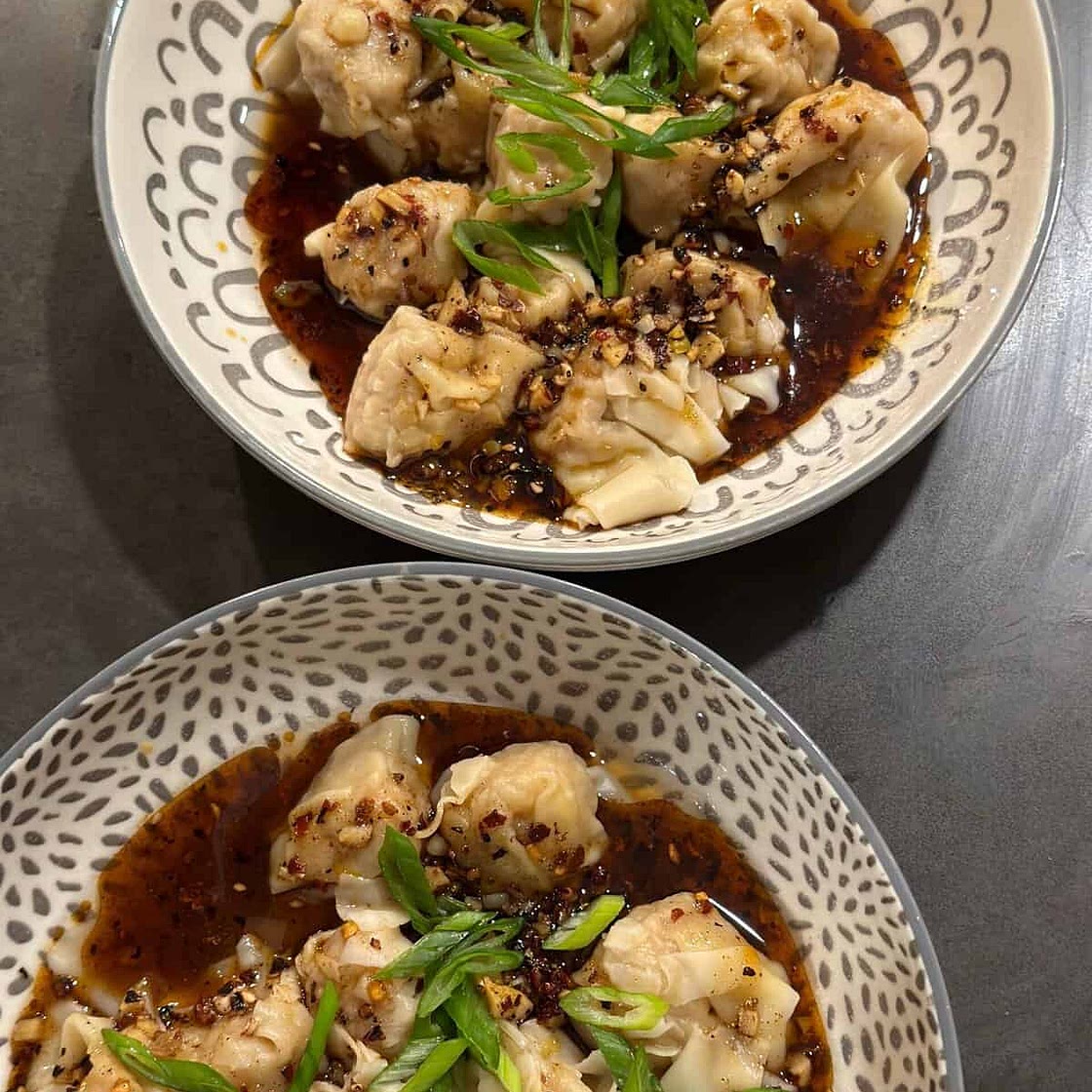 Spicy Wontons (Din Tai Fung Copycat)