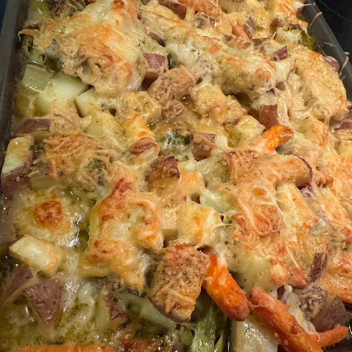 Garlic Parmesan Chicken & Potatoes