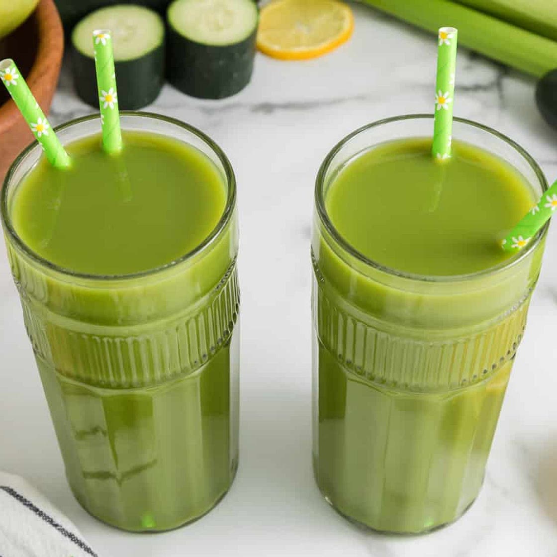 Green Juice Recipe with Ginger
