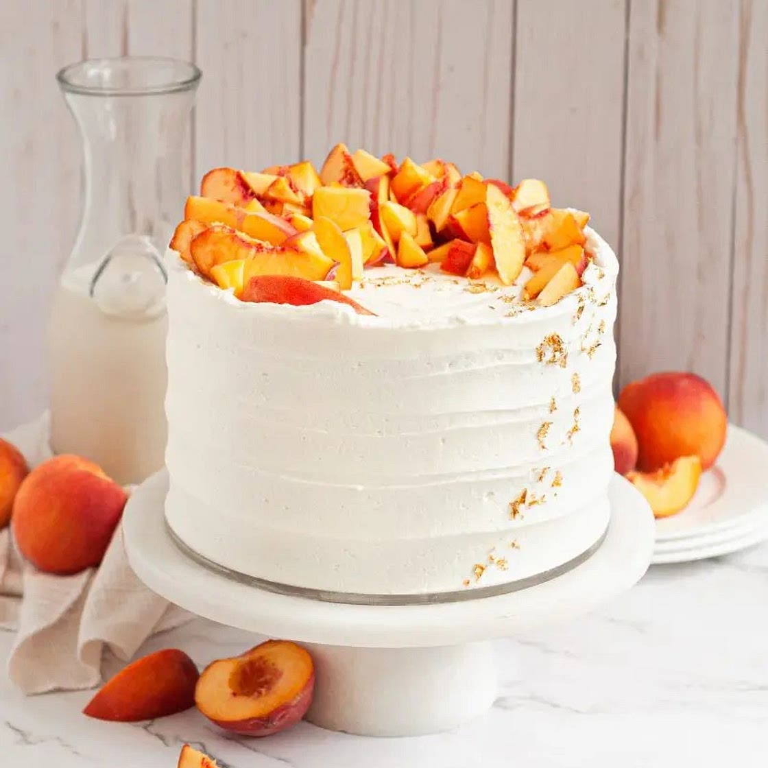 Gluten-Free Peach Cake (Dairy-Free)