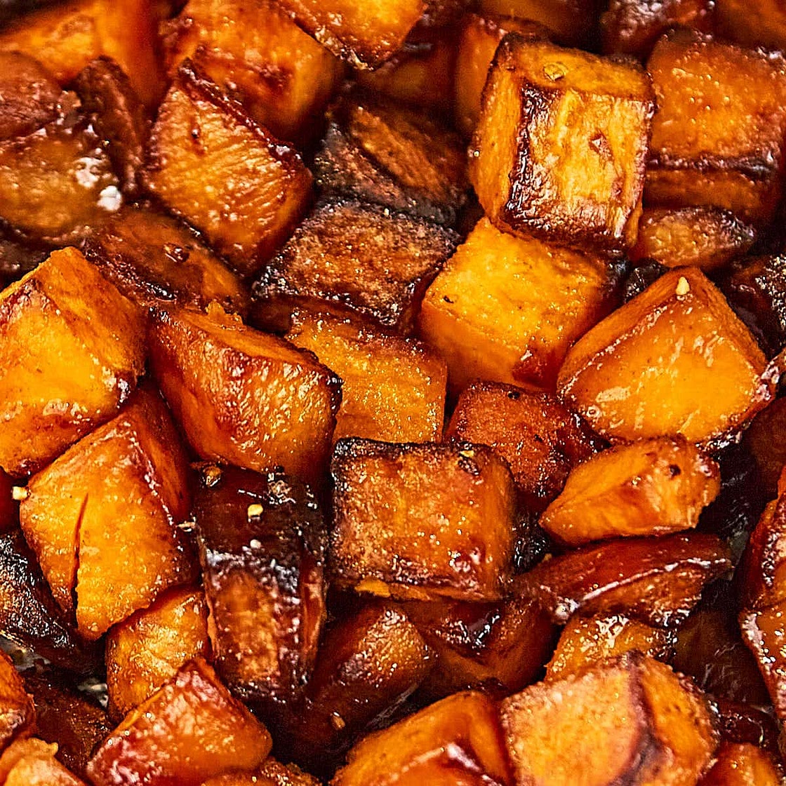 Honey Roasted Sweet Potatoes