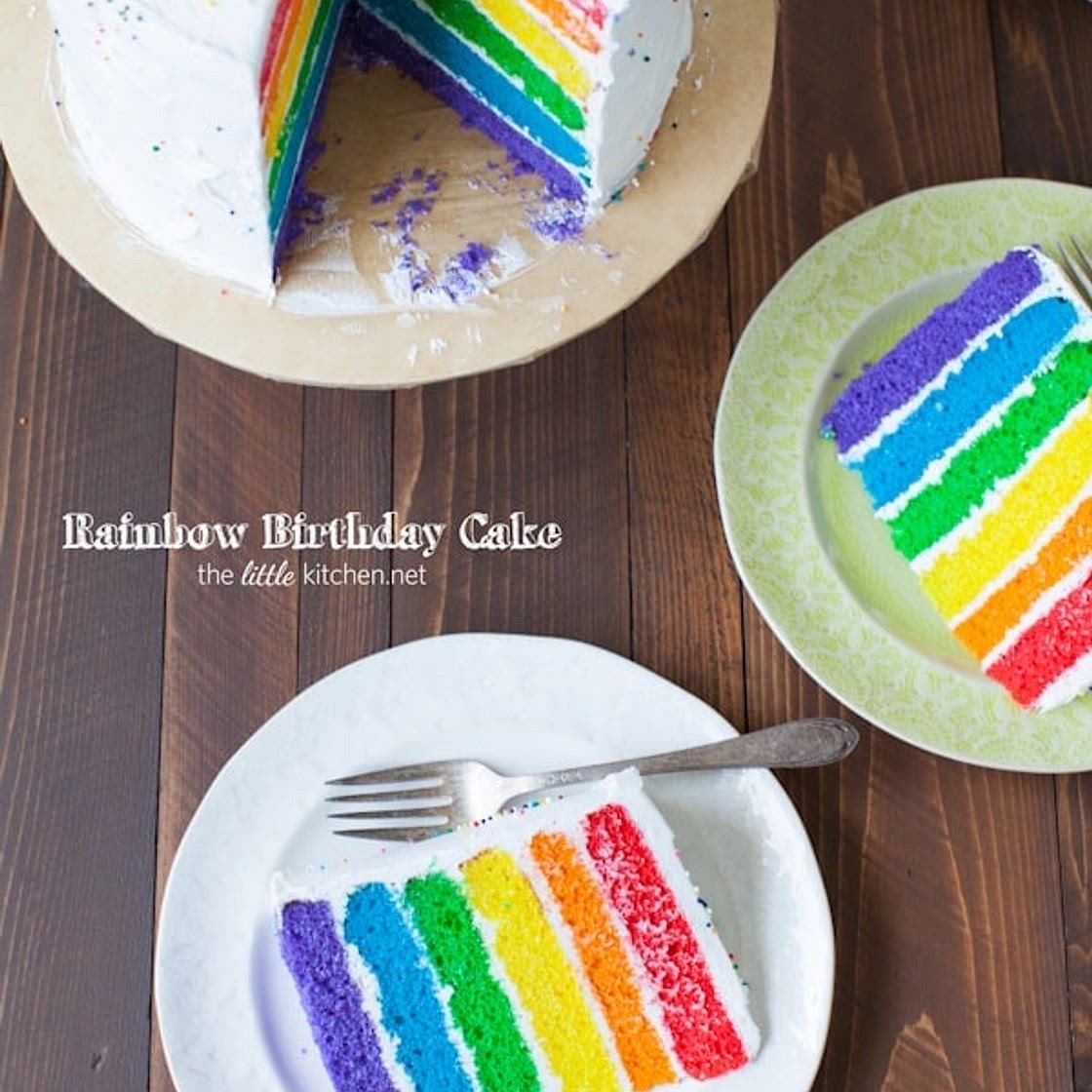 Rainbow Birthday Cake