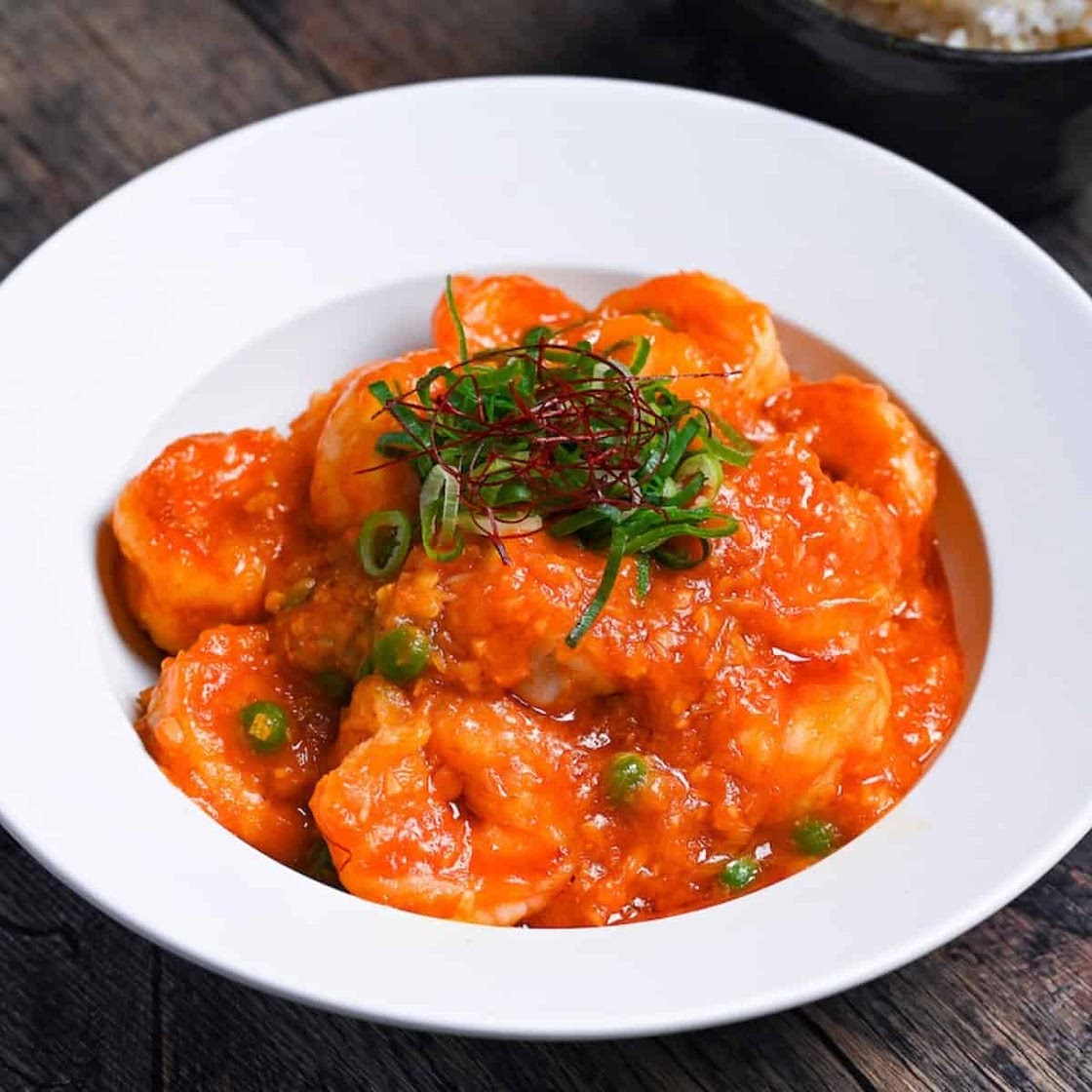 Ebi Chili (Japanese Shrimp in Chili Sauce)