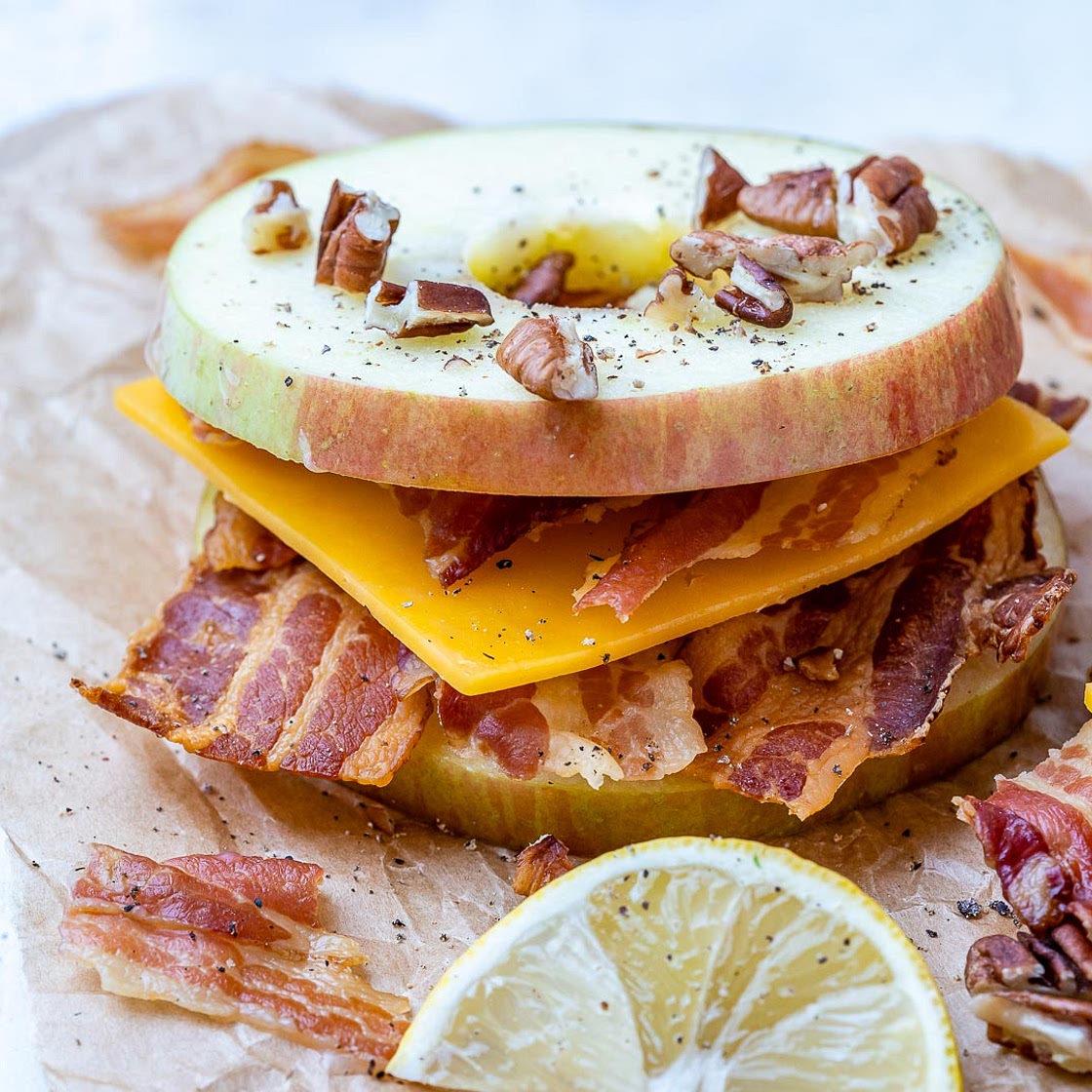 Apple + Bacon Sandwiches