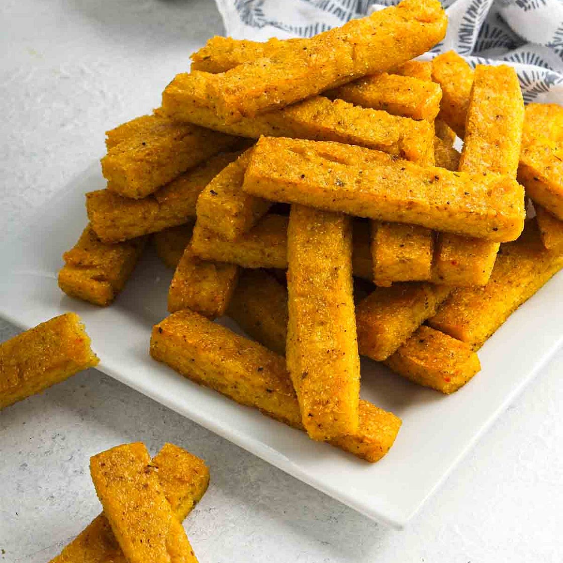 Crispy Baked Vegan Polenta Fries Recipe