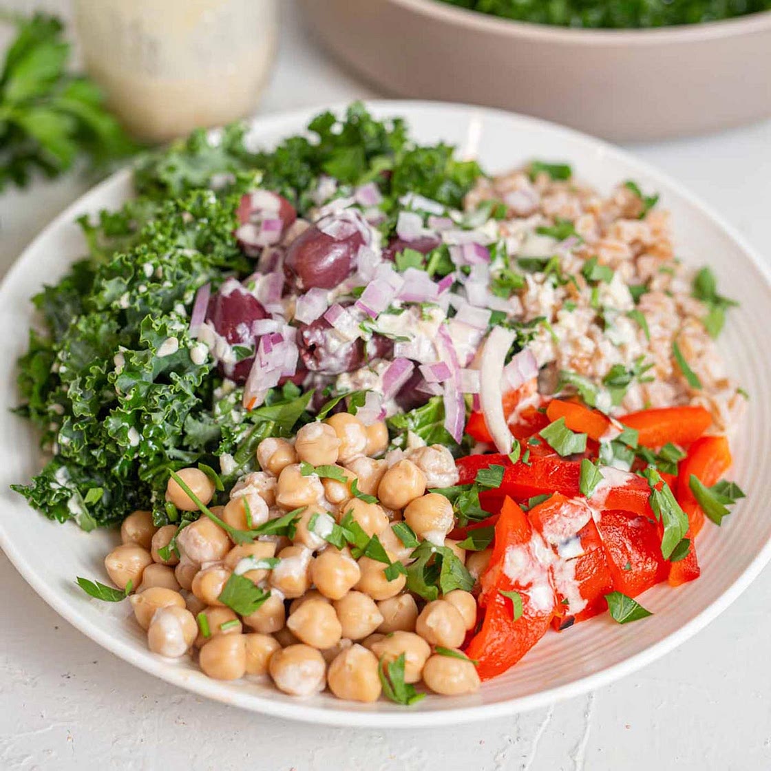 Mediterranean Farro Bowls