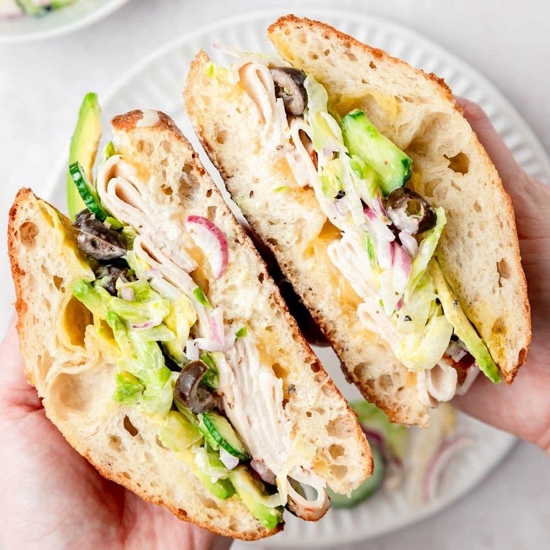 Turkey Avocado Grinder Sandwich