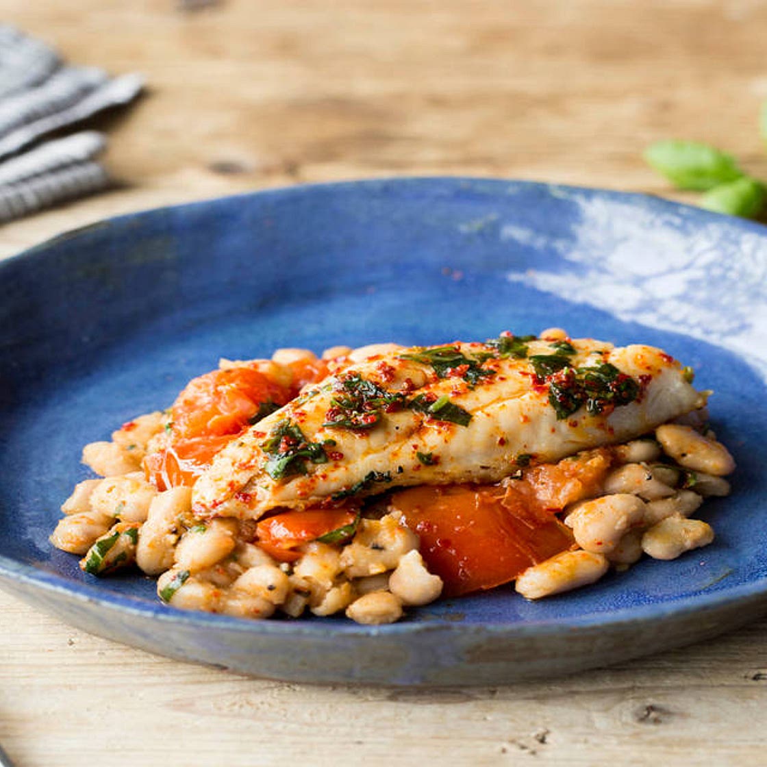 Baked Mediterranean Barramundi