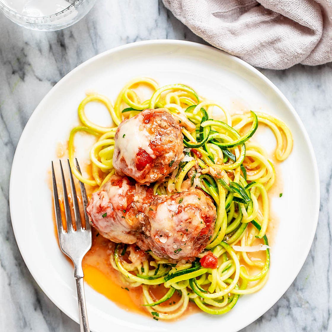 Cheesy Meatballs Casserole {Low Carb}