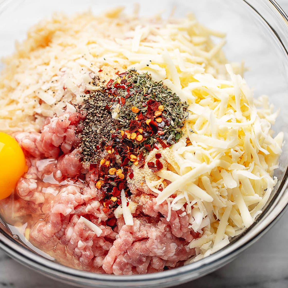 Cheesy Meatballs Casserole {Low Carb}