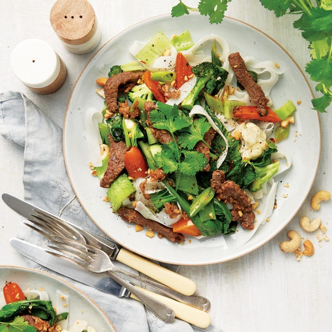 Sizzling beef with Thai spices