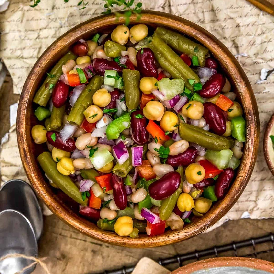 Oil-Free Five Bean Salad