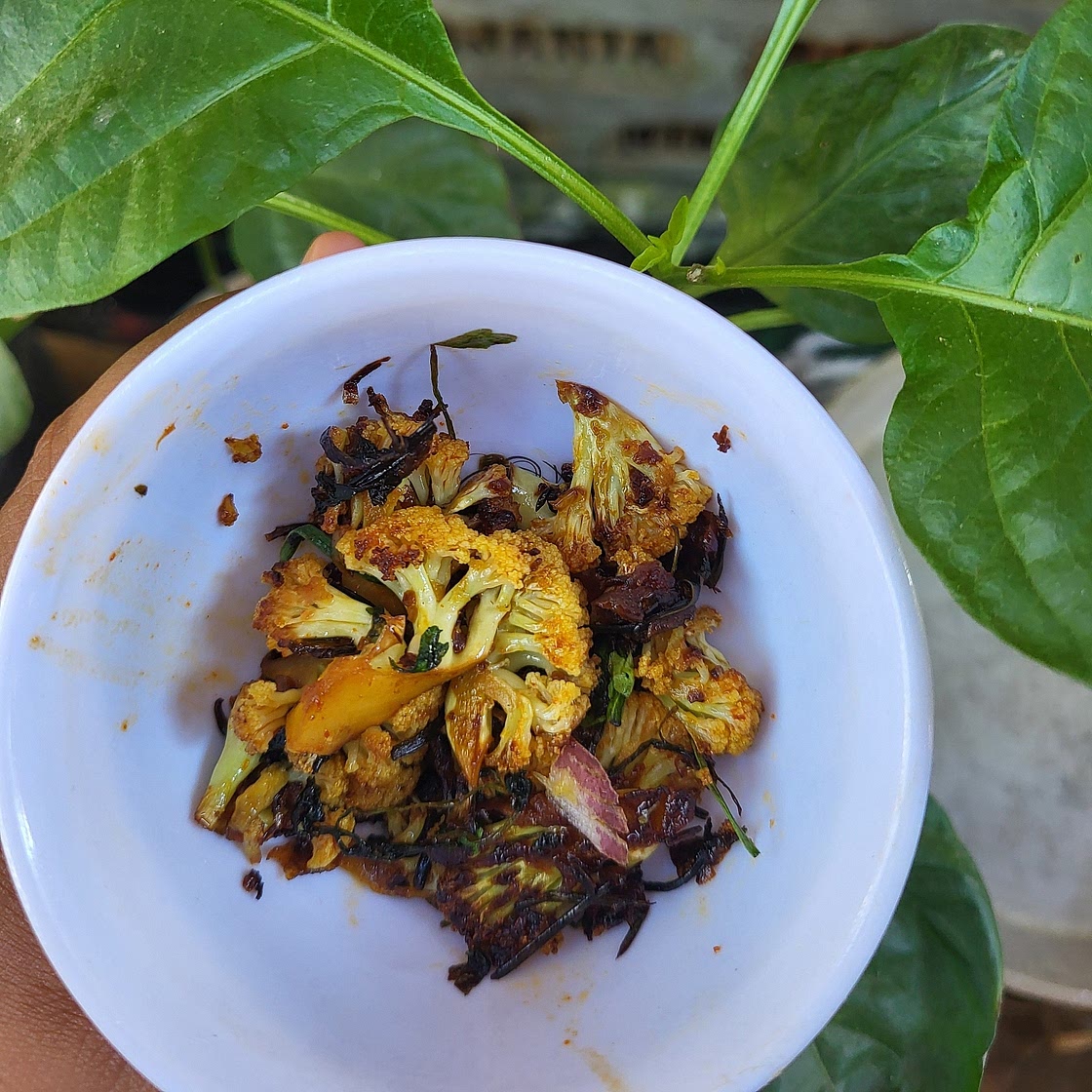 Cauliflower stir fry