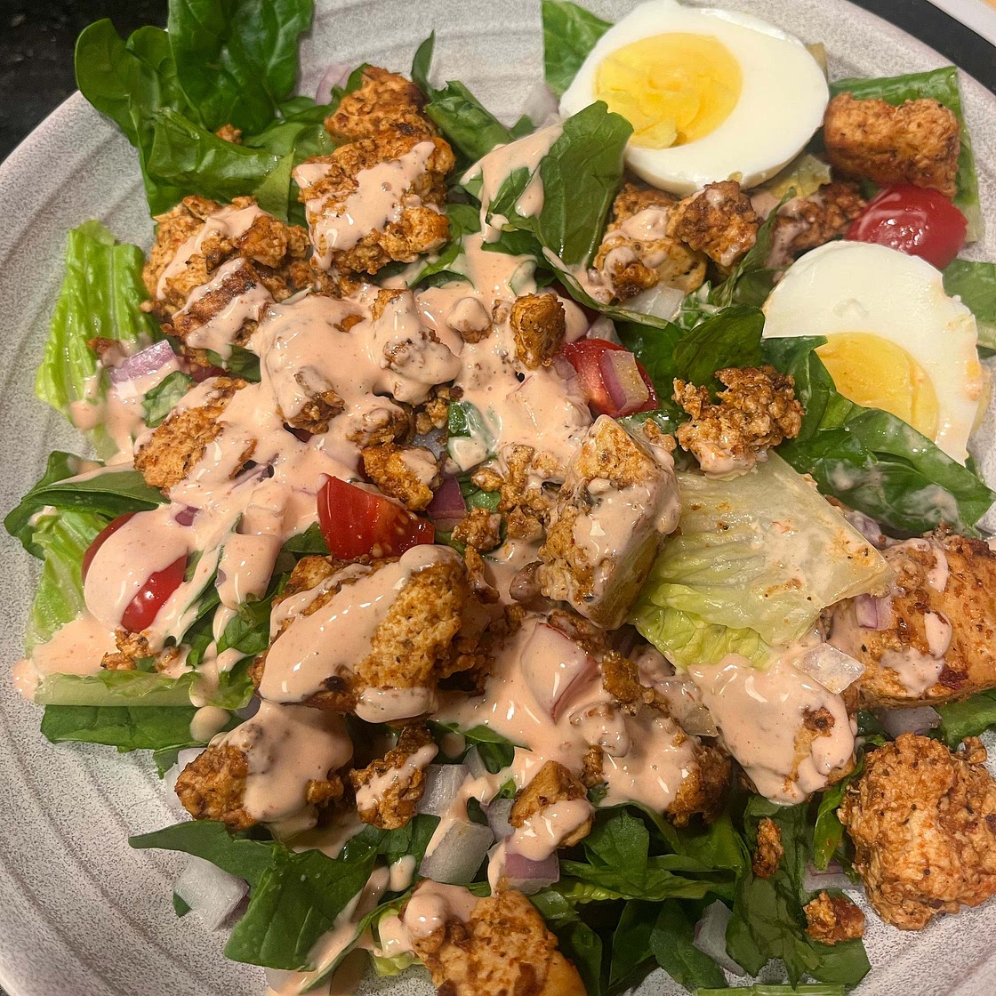 Chicken Salad with Spicy Mayo Dressing
