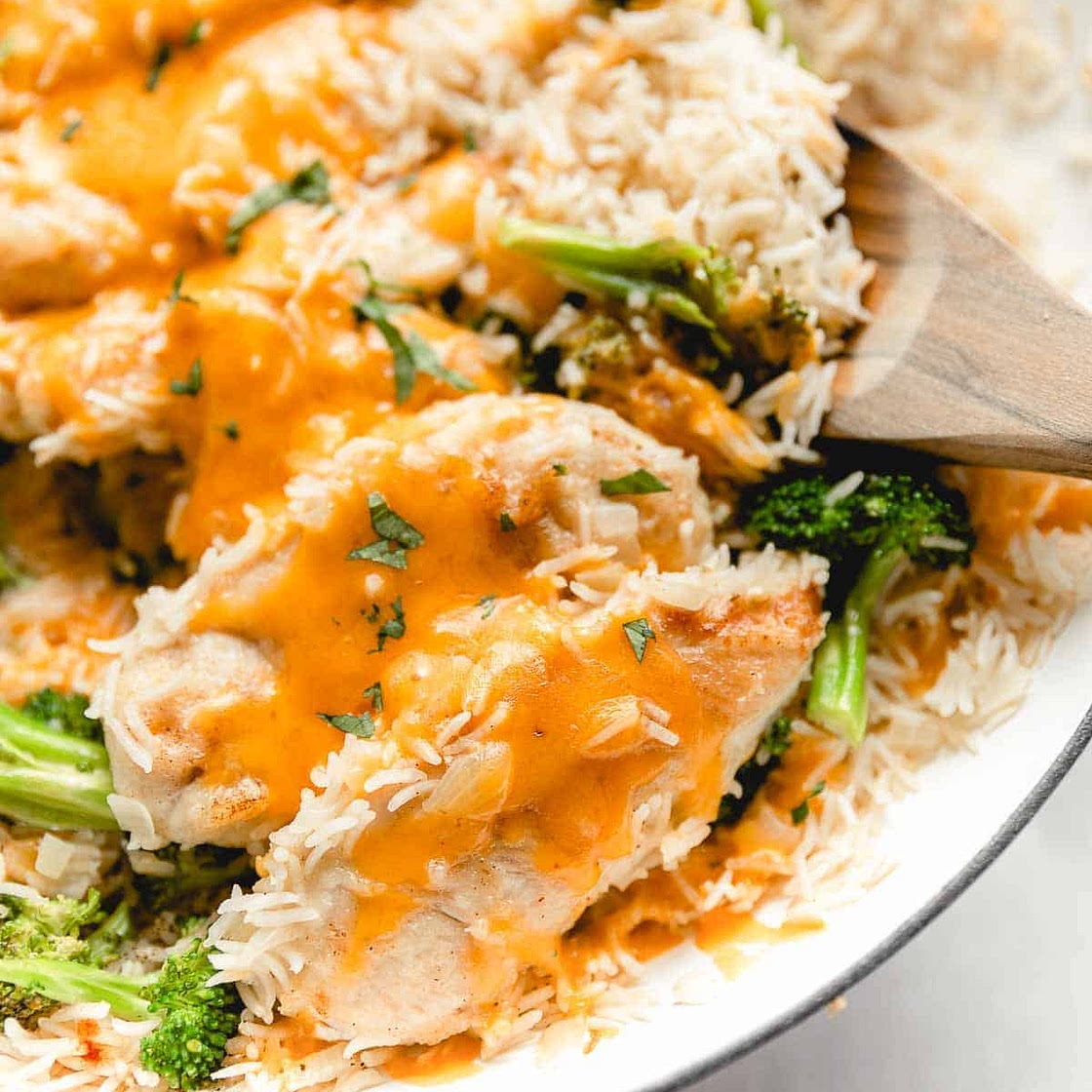 Gluten-Free Chicken (with Broccoli Cheddar Rice)