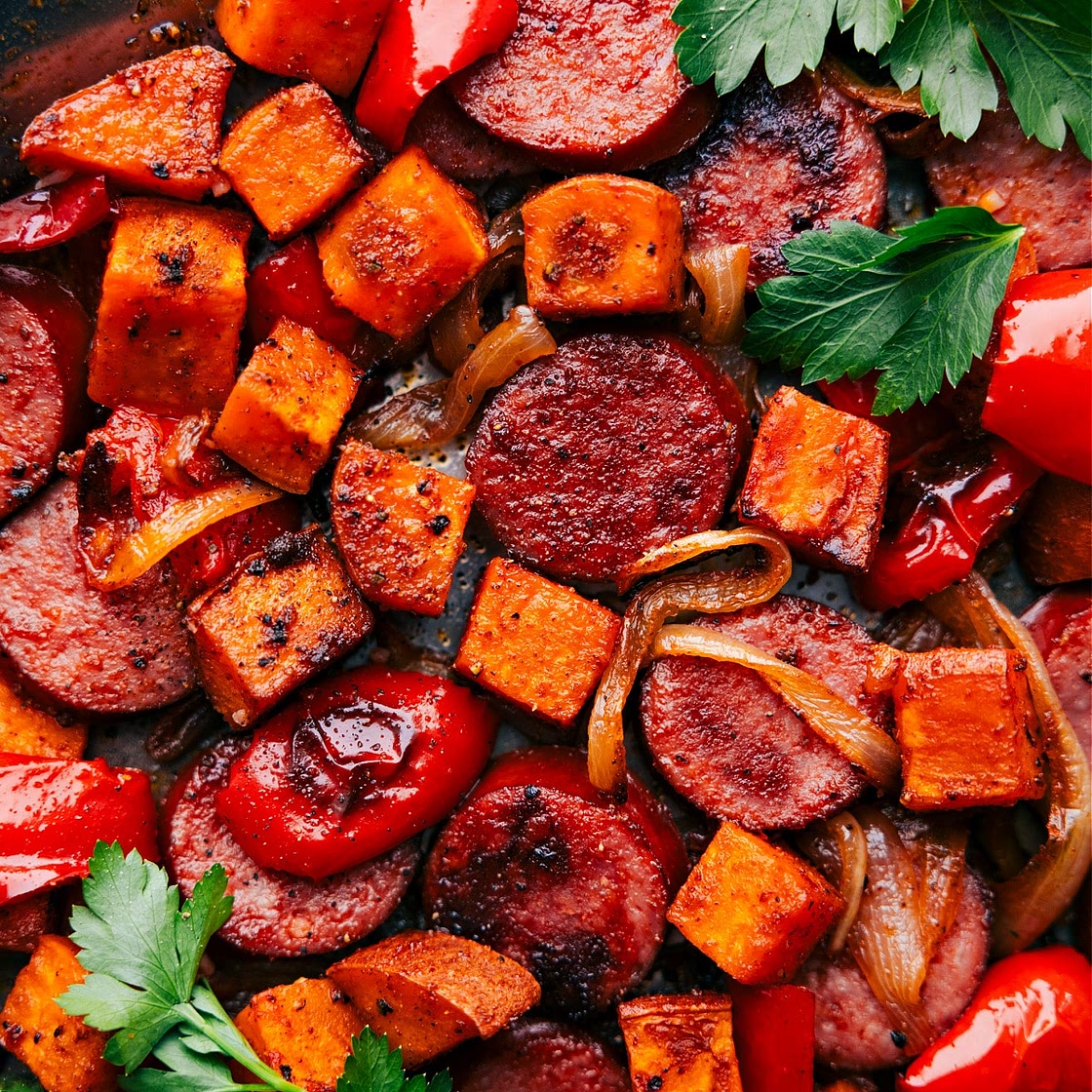 Sweet Potato and Sausage