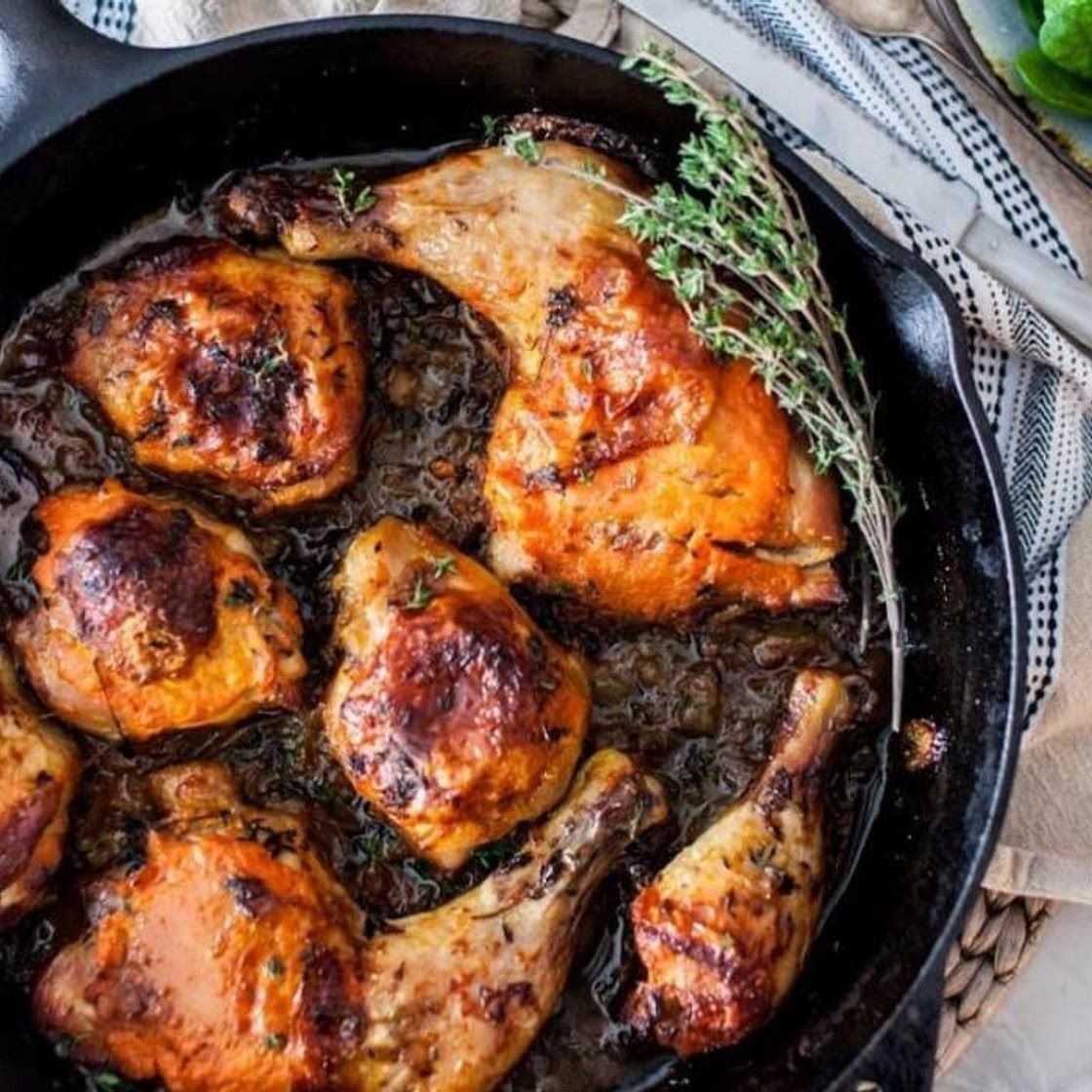 Chicken Stuffed with Root Veggies