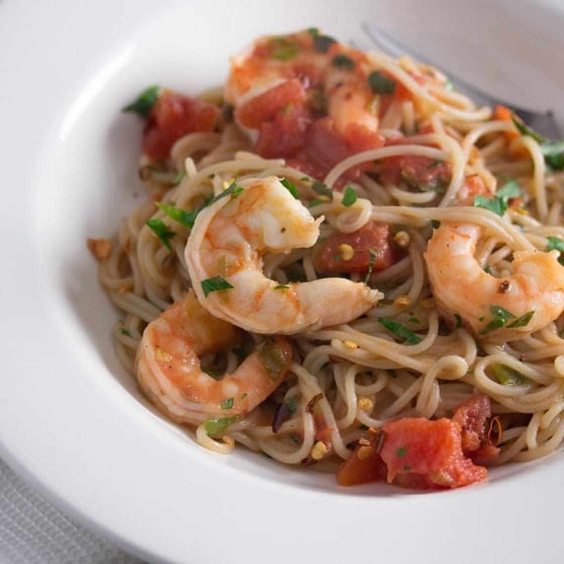 Capellini & Shrimp Fra Diavolo