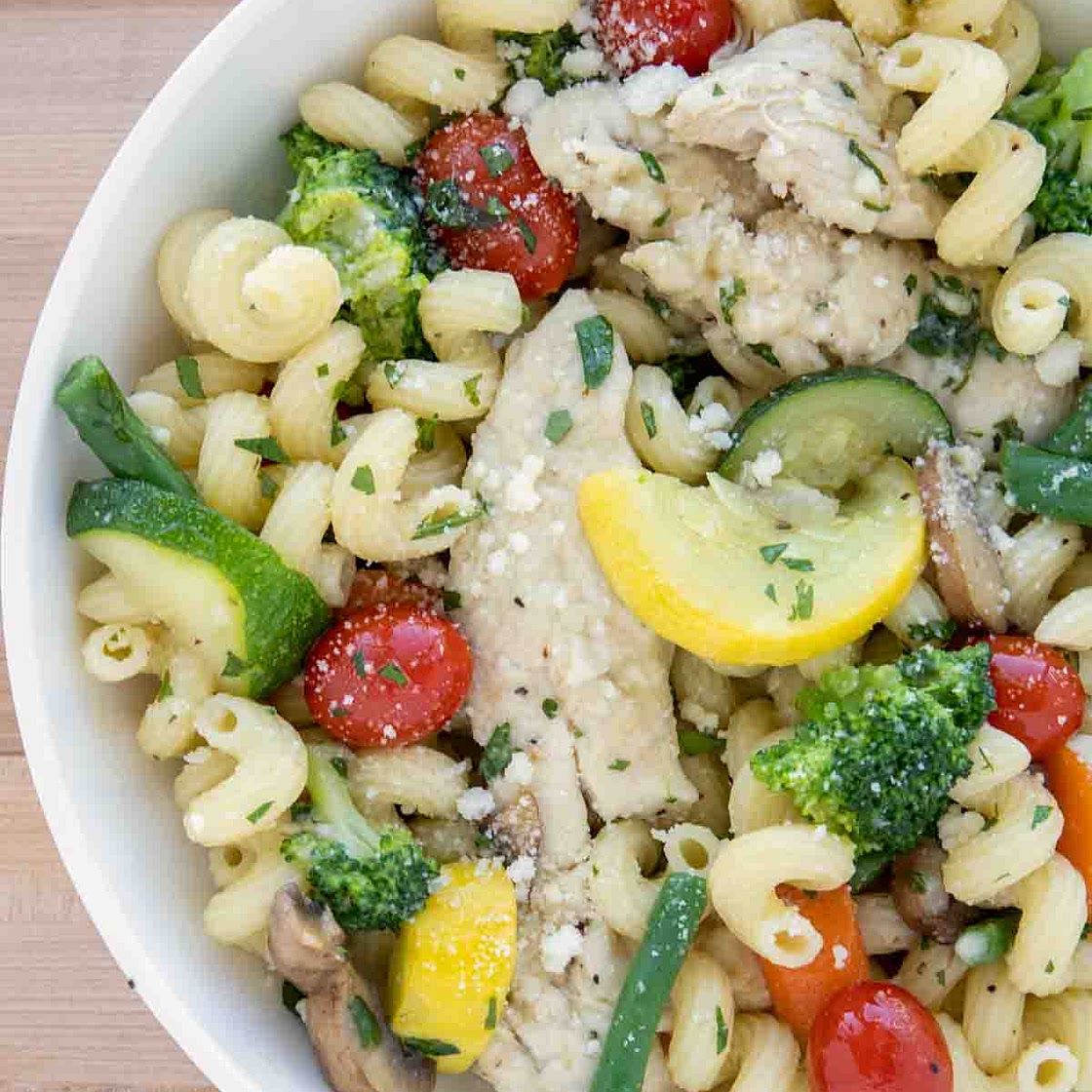 Chicken Pasta Primavera