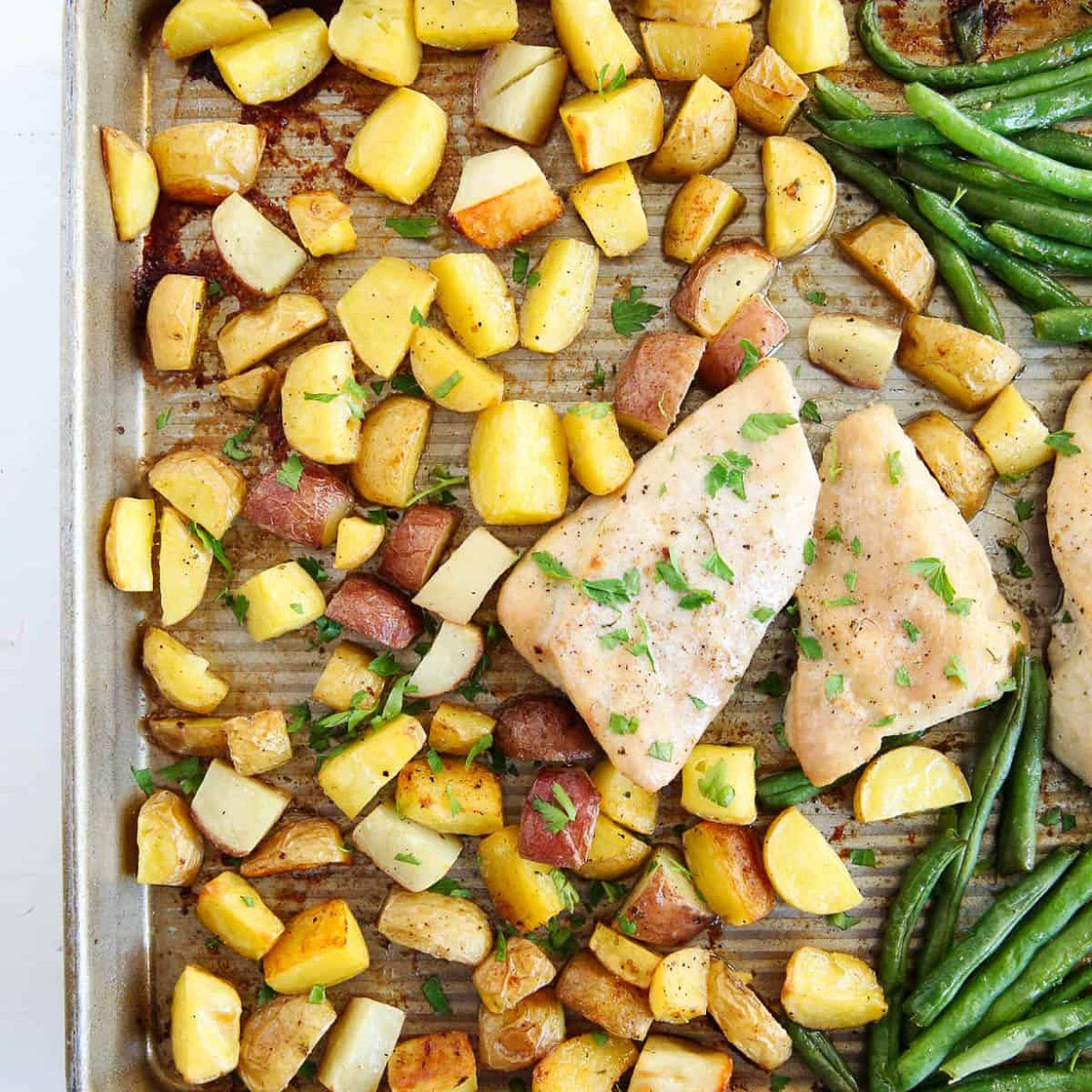 Sheet Pan Chicken and Potatoes