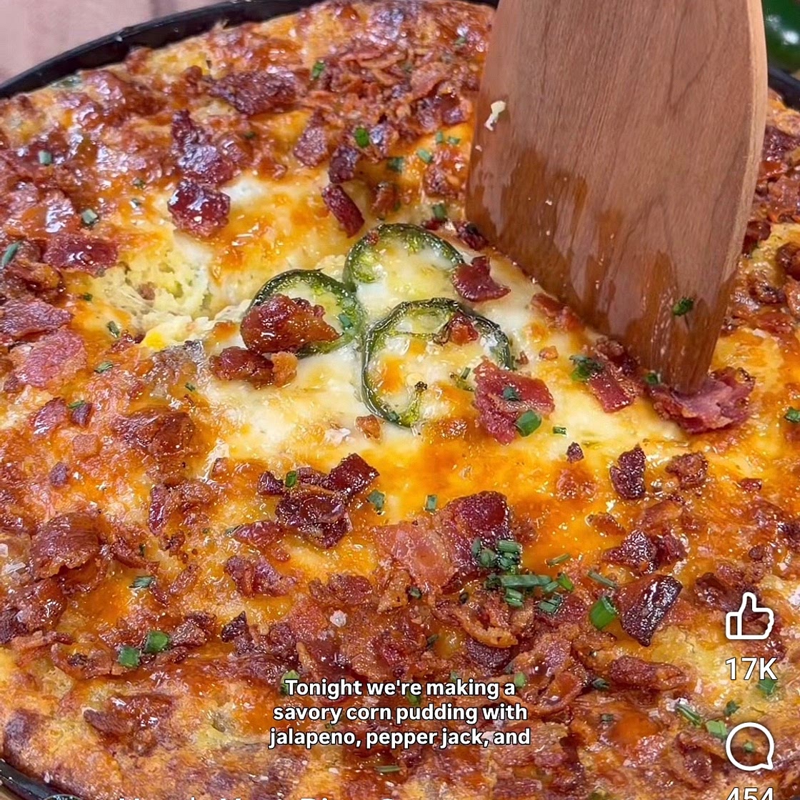 Savory Bacon, Jalapeno & Corn Casserole