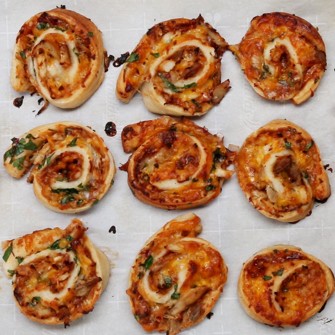 BBQ Chicken Roll-Ups Recipe by Tasty