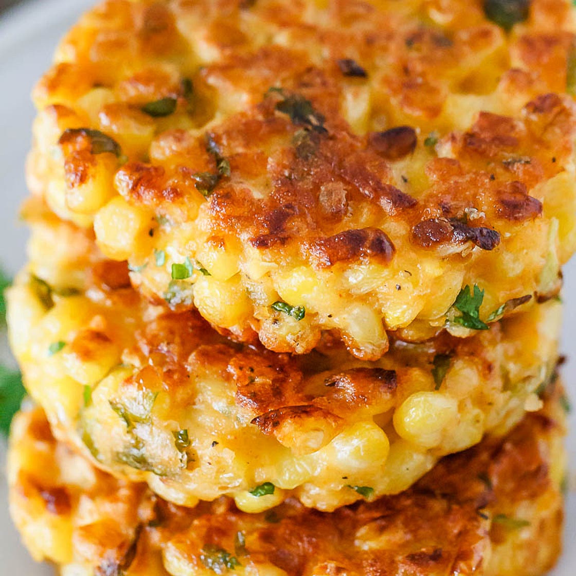 Cheesy Corn Fritters Recipe