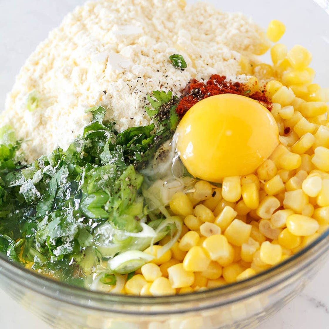 Cheesy Corn Fritters Recipe