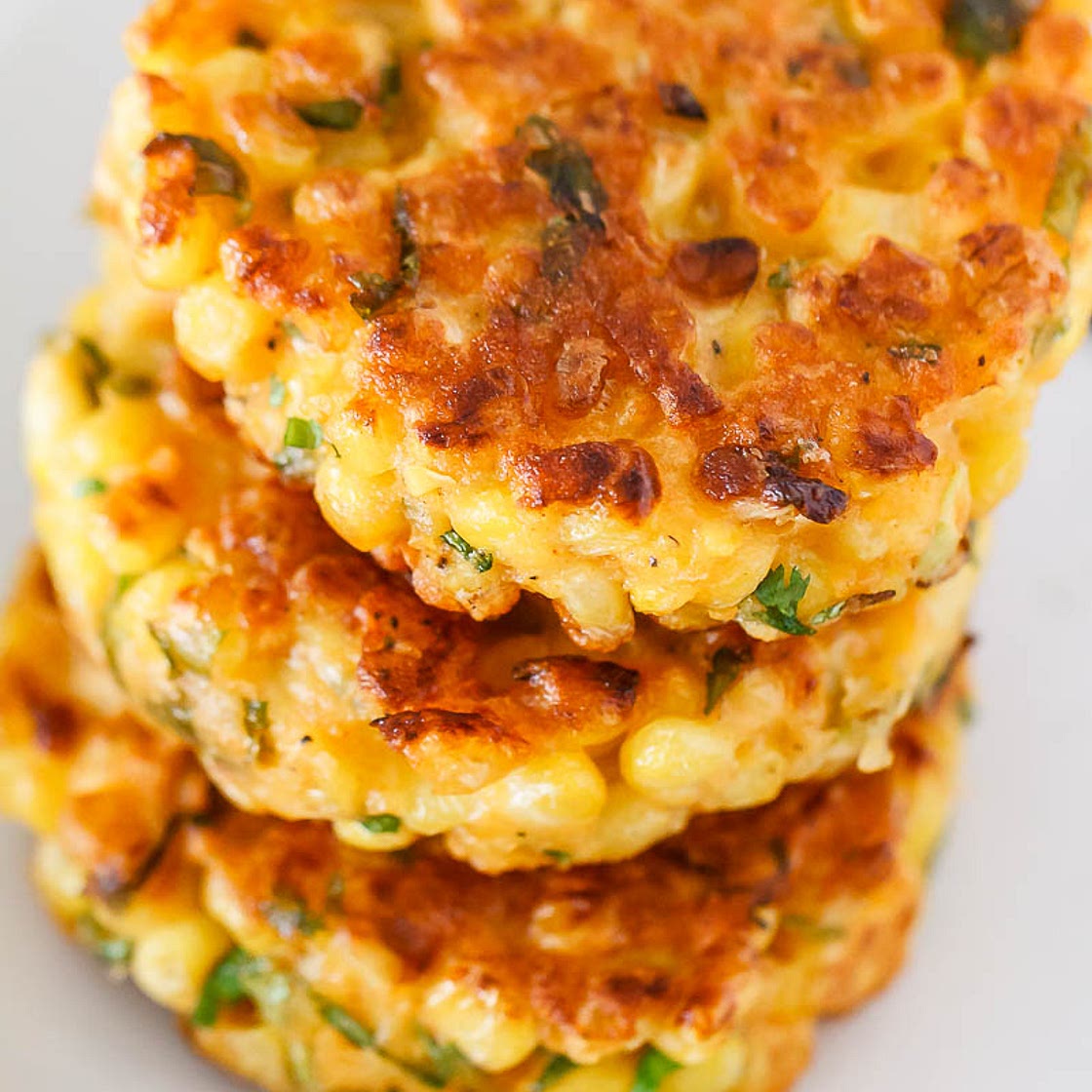 Cheesy Corn Fritters Recipe