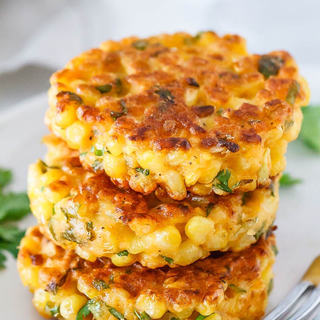 Cheesy Corn Fritters Recipe