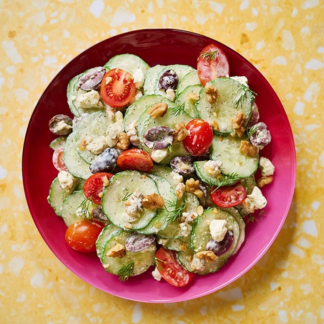 Crunchy Cucumber Dill Salad