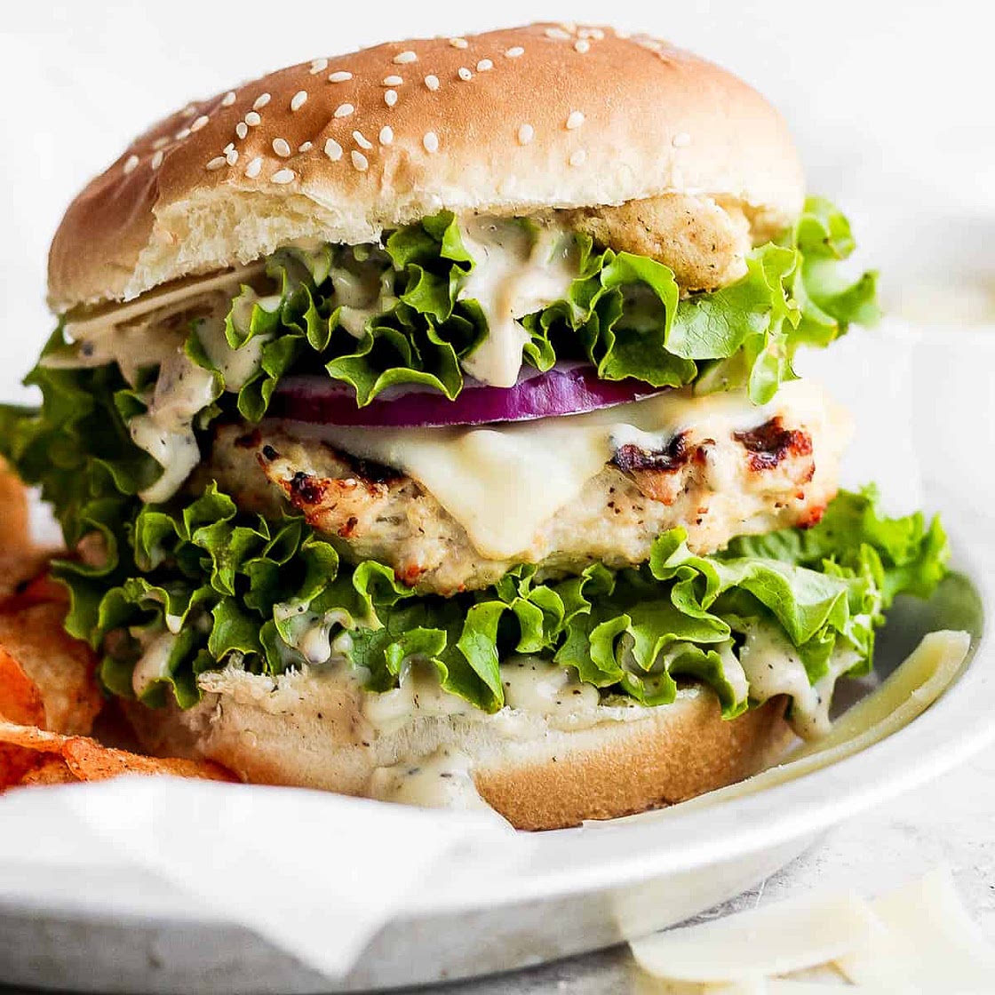 Chicken Caesar Burger