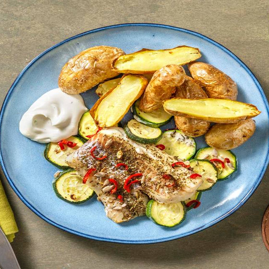 Pikantes Seelachsfilet an Kräutermarinade Nur 10 Minuten aktive Kochzeit