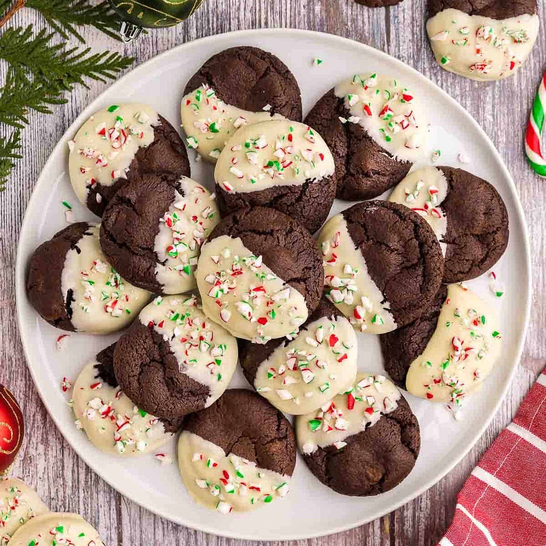 Chocolate Peppermint Cookies