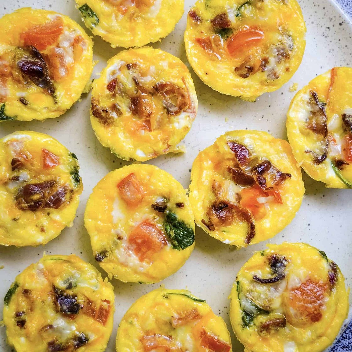 Creamy Greek Yogurt Egg Bites (Muffin Tin Recipe)