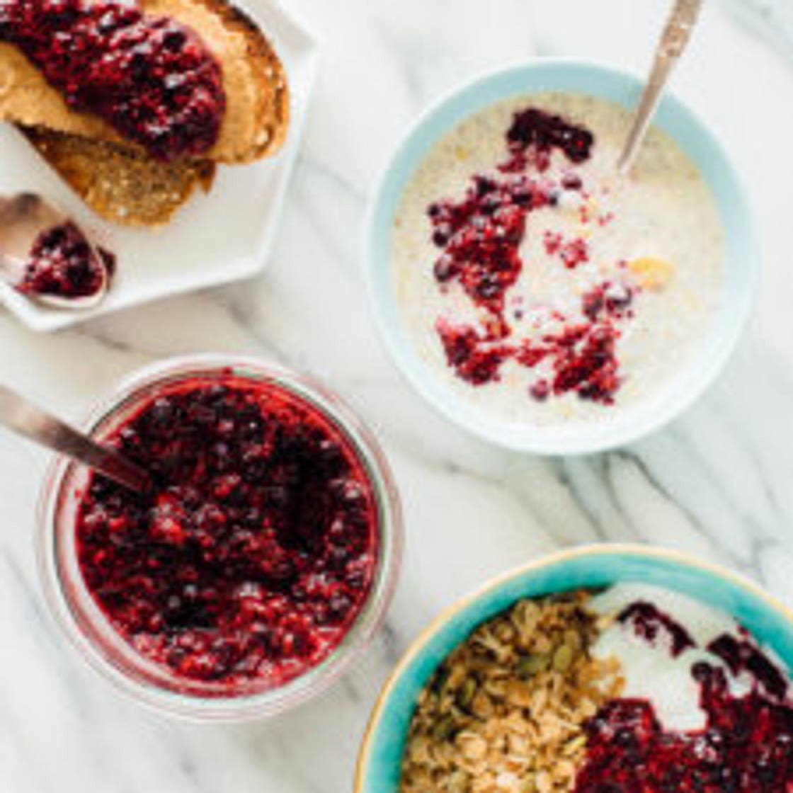 Easy Berry Chia Seed Jam