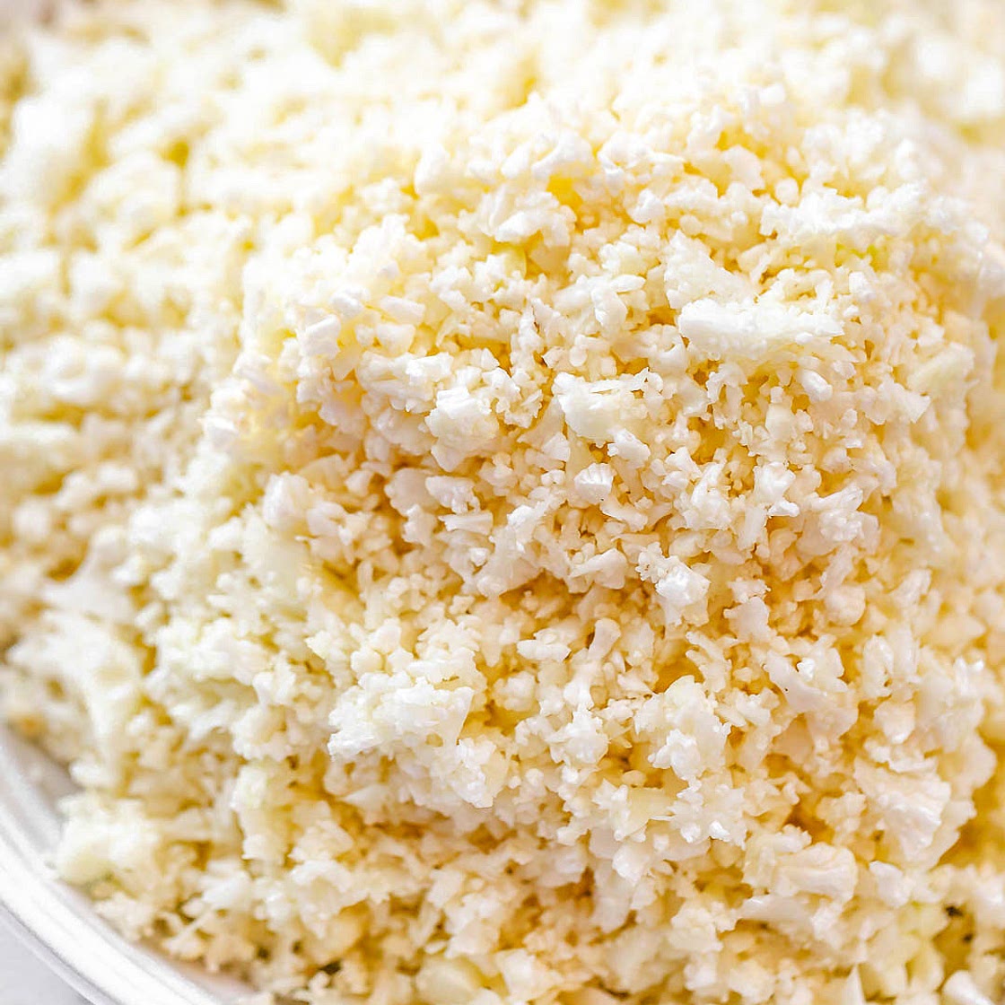 Parmesan Cauliflower Rice Skillet