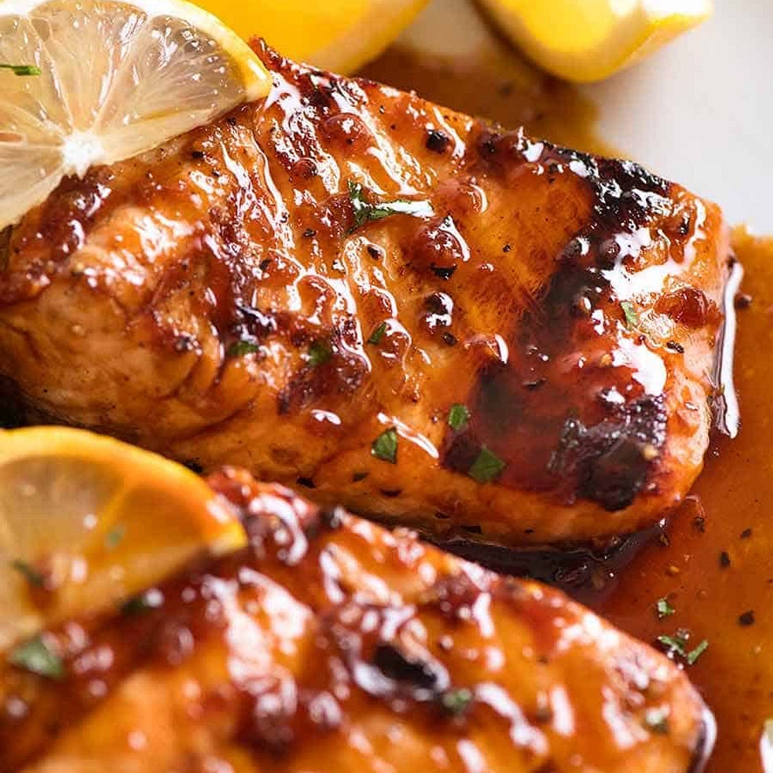 Marinated Grilled Salmon