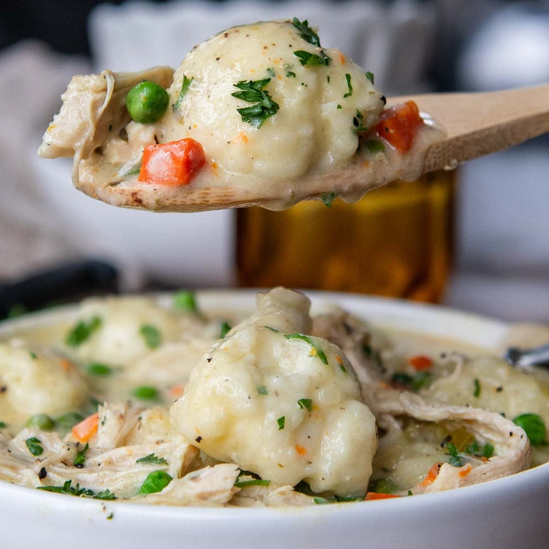 Quick Instant Pot Chicken and Dumplings (Gluten-Free)