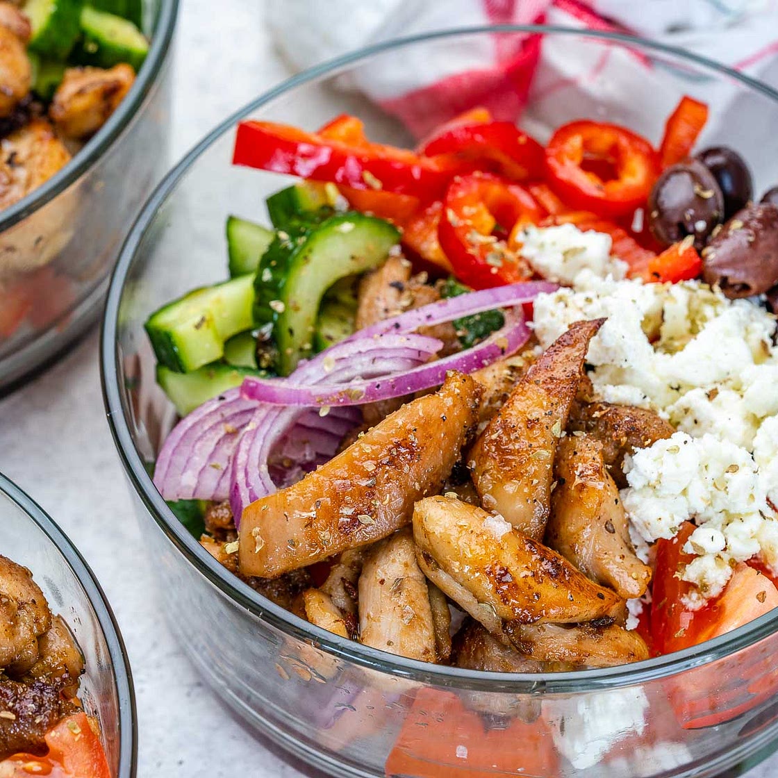 Greek-Inspired Chicken Meal Prep