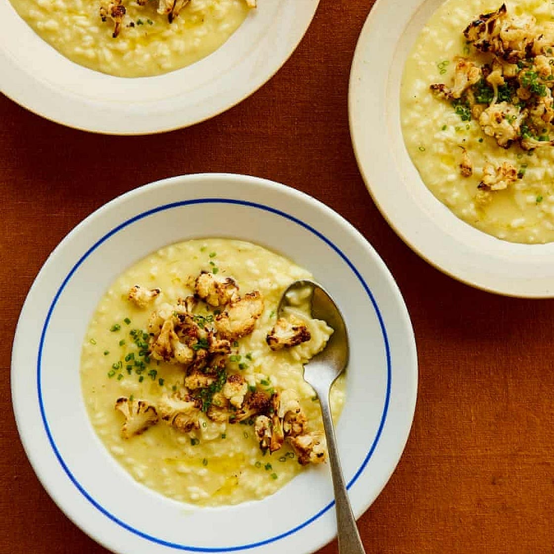 Sophie Wyburd’s cauliflower cheese risotto
