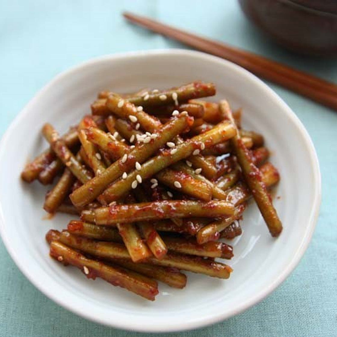 마늘종장아찌 만드는 법