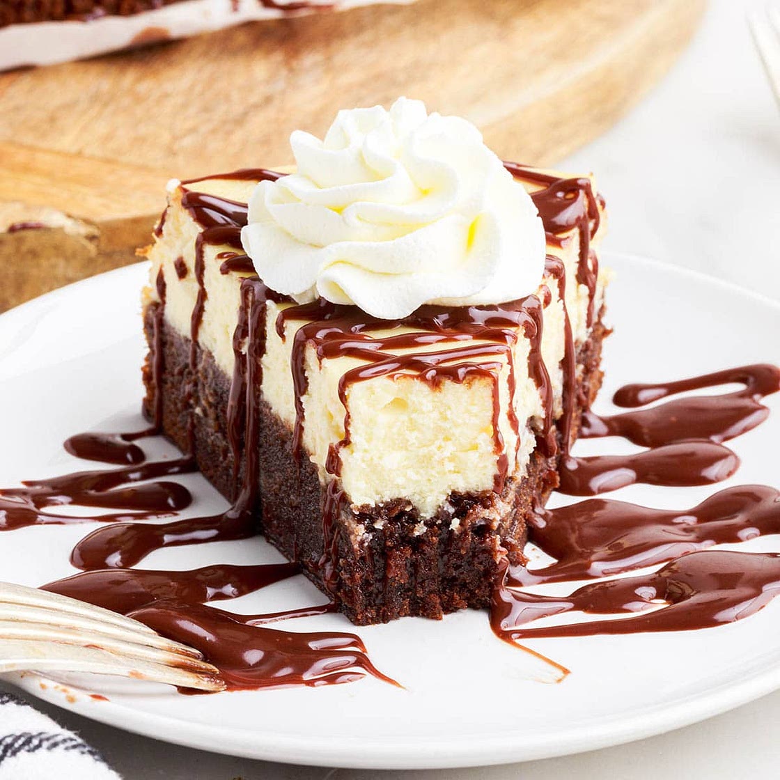 Brownie Bottom Cheesecake